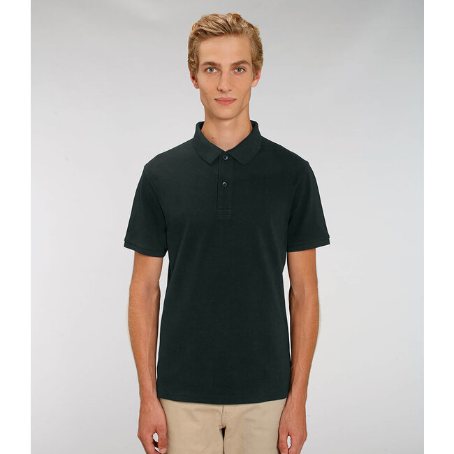 Premium Polo Heren Zwart - Extra dik materiaal