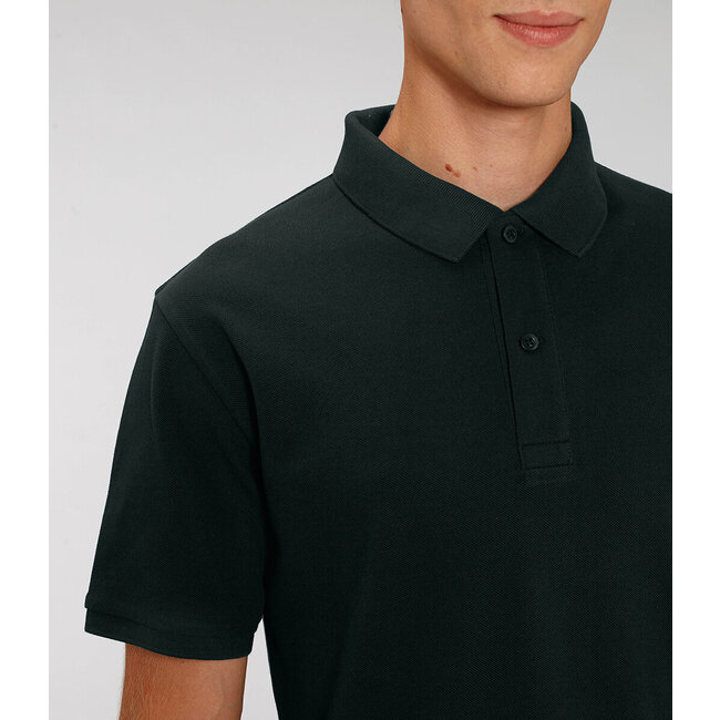 Premium Polo Heren Zwart - Extra dik materiaal