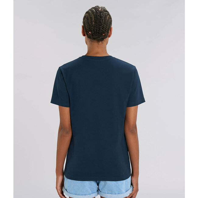 Premium T-shirt Unisex Navy Blauw