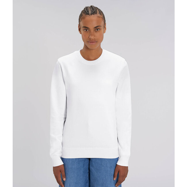 Premium Heavy Sweater Unisex Wit - Extra dik materiaal