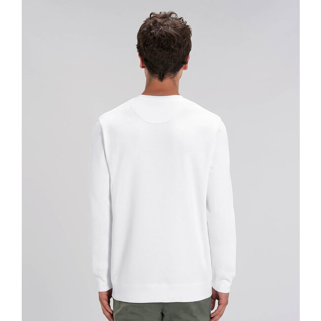 Premium Heavy Sweater Unisex Wit - Extra dik materiaal