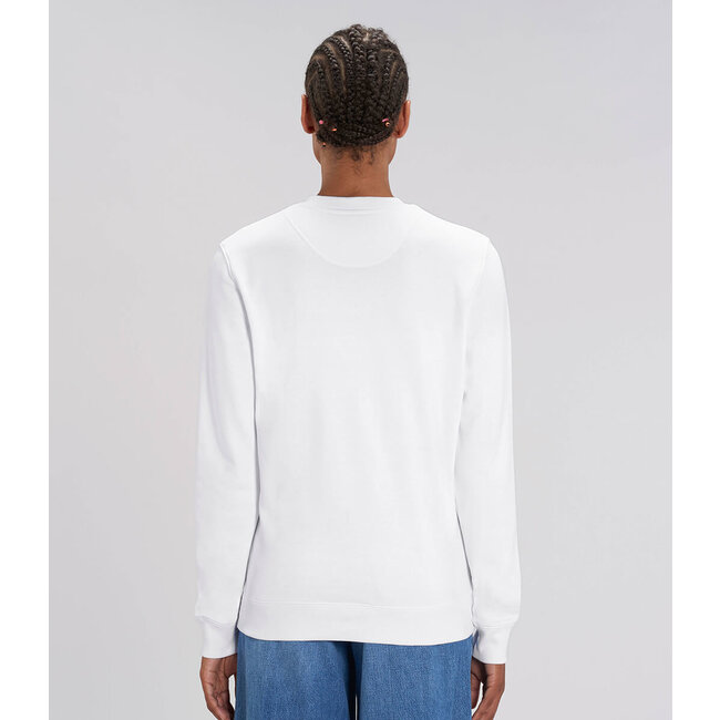 Premium Heavy Sweater Unisex Wit - Extra dik materiaal