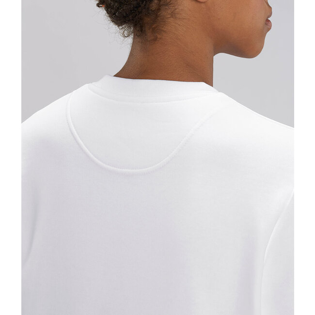 Premium Heavy Sweater Unisex Wit - Extra dik materiaal