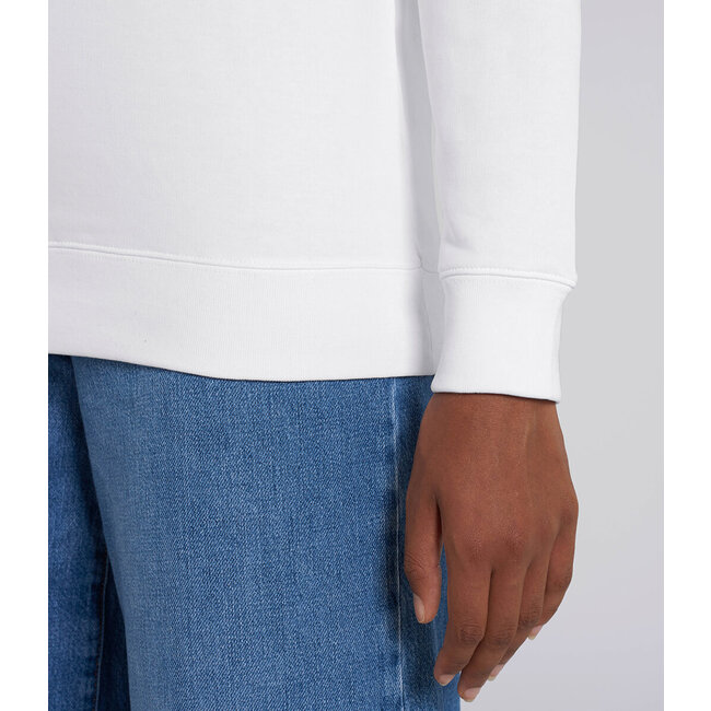 Premium Heavy Sweater Unisex Wit - Extra dik materiaal