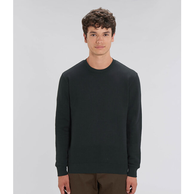 Premium Heavy Sweater Unisex Zwart - Extra dik materiaal