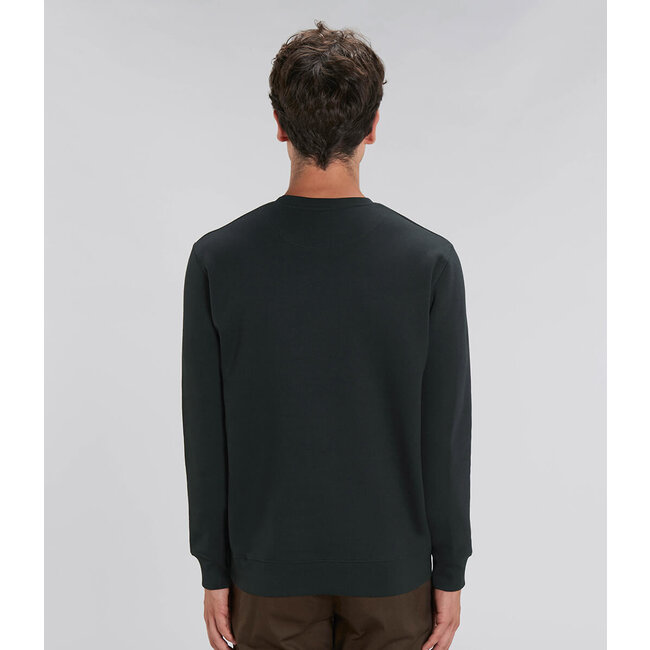 Premium Heavy Sweater Unisex Zwart - Extra dik materiaal