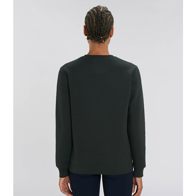 Premium Heavy Sweater Unisex Zwart - Extra dik materiaal