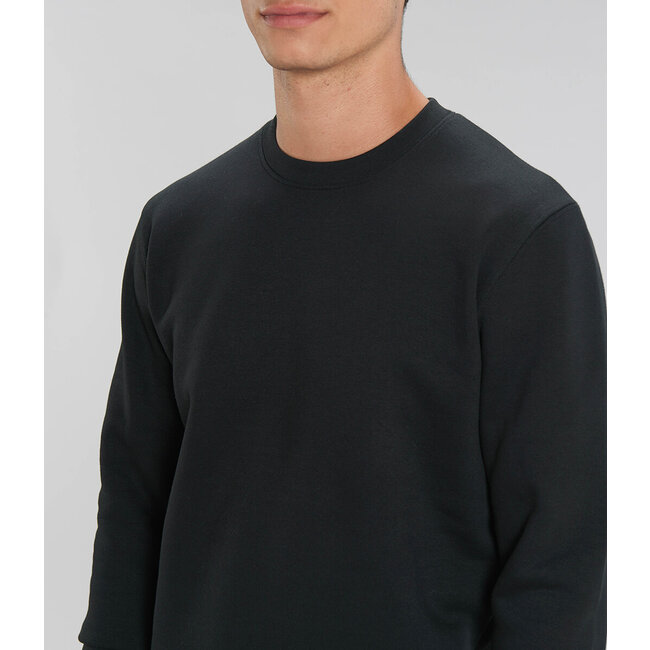 Premium Heavy Sweater Unisex Zwart - Extra dik materiaal