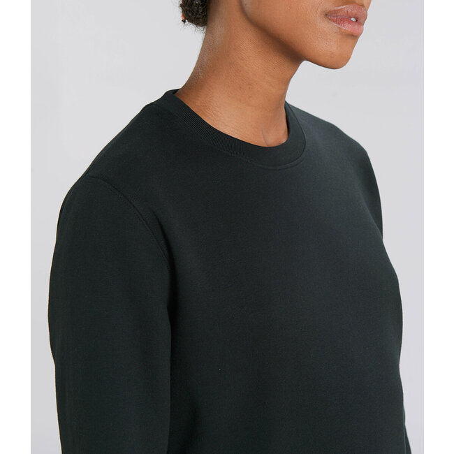Premium Heavy Sweater Unisex Zwart - Extra dik materiaal