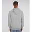 Premium Hoodie Met Rits Unisex Gemeleerd Grijs
