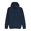 Premium Hoodie Met Rits Unisex Navy Blauw
