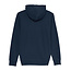 Premium Hoodie Met Rits Unisex Navy Blauw