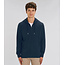 Premium Hoodie Met Rits Unisex Navy Blauw