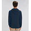 Premium Hoodie Met Rits Unisex Navy Blauw
