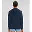 Premium Hoodie Met Rits Unisex Navy Blauw