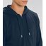Premium Hoodie Met Rits Unisex Navy Blauw