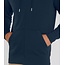 Premium Hoodie Met Rits Unisex Navy Blauw