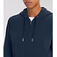 Premium Hoodie Met Rits Unisex Navy Blauw