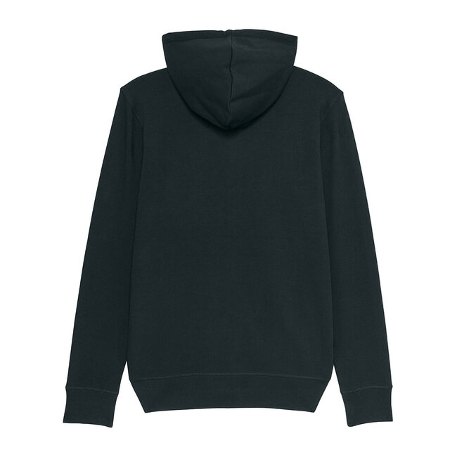 Premium Hoodie Met Rits Unisex Zwart