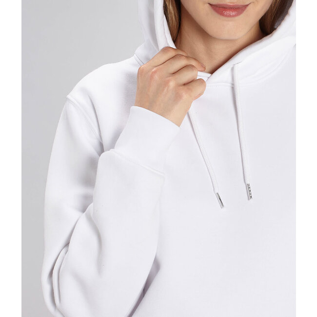 Premium Heavy Hoodie Unisex Wit - Extra dik materiaal