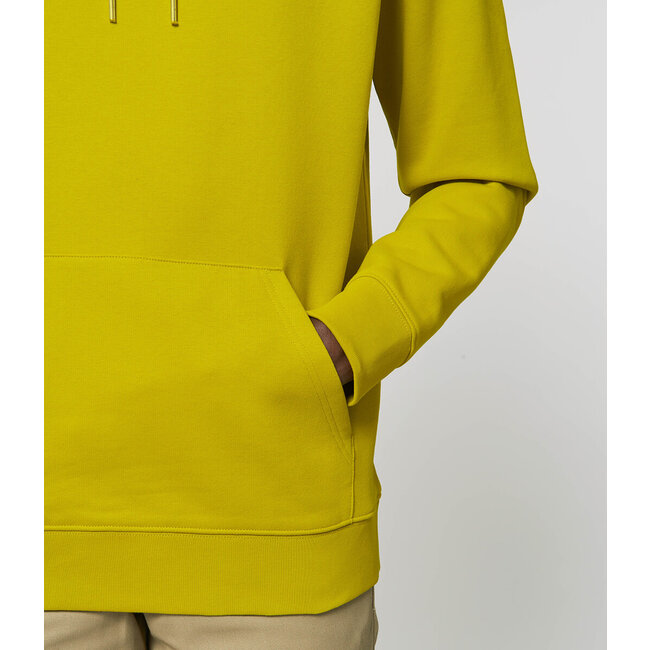 Premium Heavy Hoodie Unisex Geel - Extra dik materiaal
