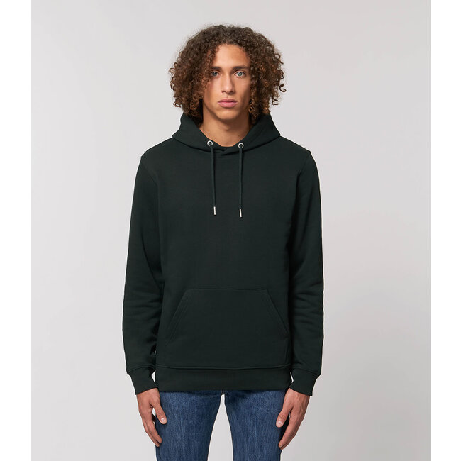 Premium Heavy Hoodie Unisex Zwart - Extra dik materiaal