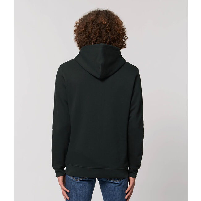 Premium Heavy Hoodie Unisex Zwart - Extra dik materiaal