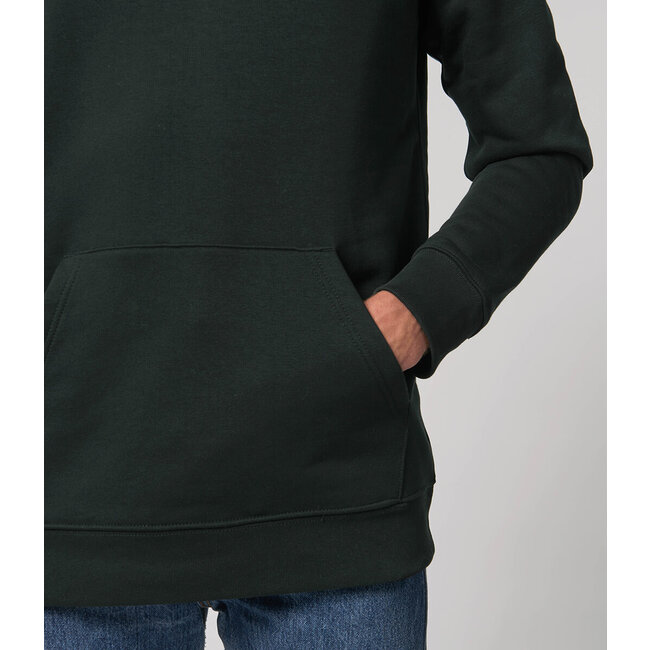 Premium Heavy Hoodie Unisex Zwart - Extra dik materiaal