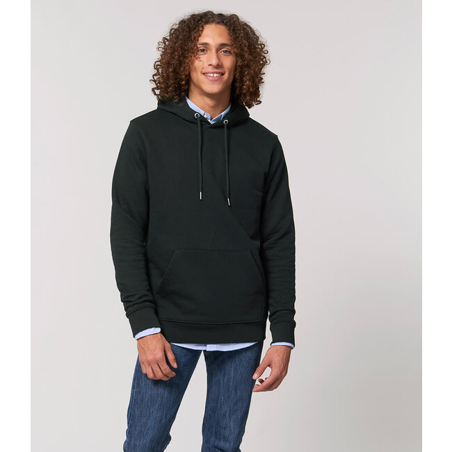 Premium Heavy Hoodie Unisex Zwart - Extra dik materiaal