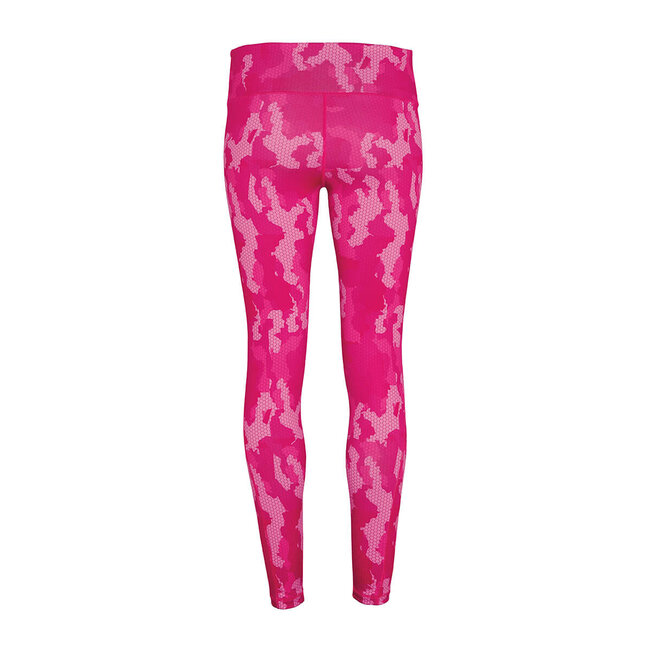 Premium camo legging sport dames roze