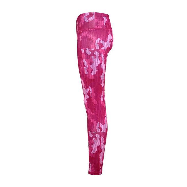 Premium camo legging sport dames roze