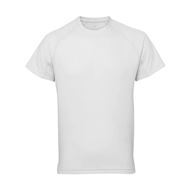 Premium t-shirt sport slim fit heren wit