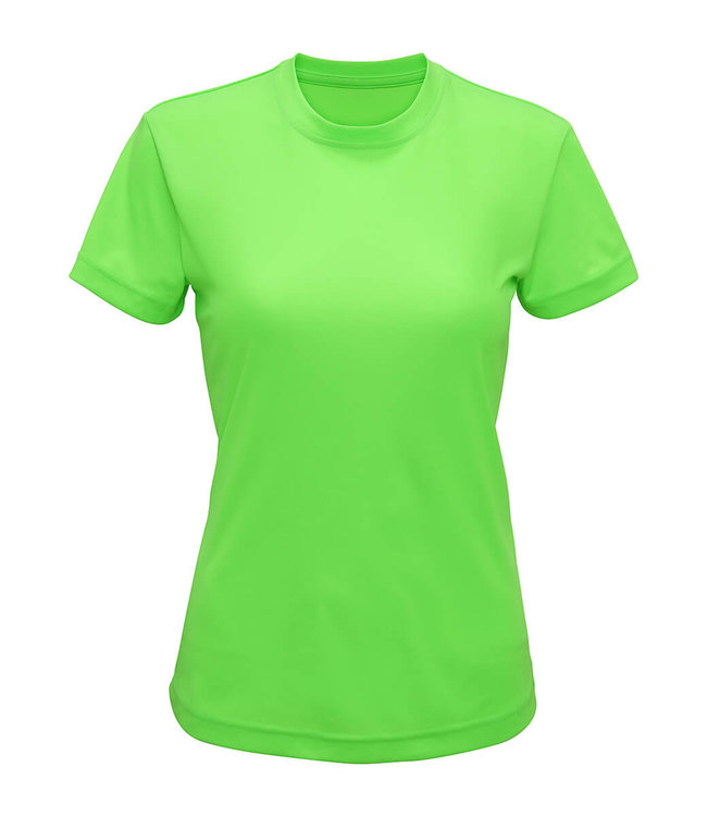 T-shirt Slim Fit Dames Groen - Fabrixs
