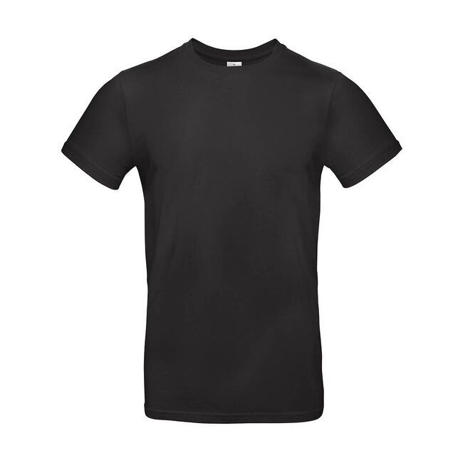 B&C Basic t-shirt heren zwart