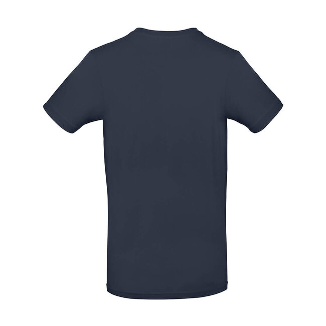 Basic T-shirt heren navy blauw