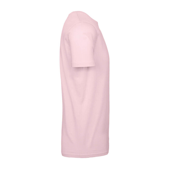 Basic T-shirt heren roze