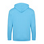 Basic hoodie met rits heren baby blauw