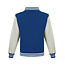 Basic baseball jacket  unisex navy blauw en wit