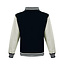 Basic baseball jacket zwart en wit