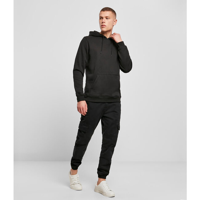 Premium heavy hoodie heren zwart - Extra dik materiaal