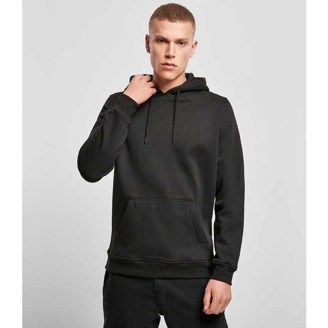 Premium heavy hoodie heren zwart - Extra dik materiaal