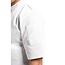 Basic koksbuis korte mouw met drukknop unisex wit