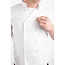 Whites Chefs Clothing Basic koksbuis korte mouw met drukknop unisex wit