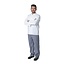 Whites Chefs Clothing Basic koksbuis lange mouw met drukknop unisex wit