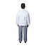 Whites Chefs Clothing Basic koksbuis lange mouw met drukknop unisex wit