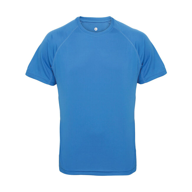 TriDri Premium t-shirt sport slim fit heren baby blauw