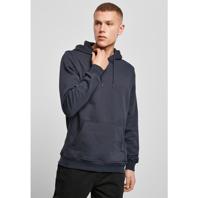 Premium heavy hoodie heren navy blauw - Extra dik materiaal