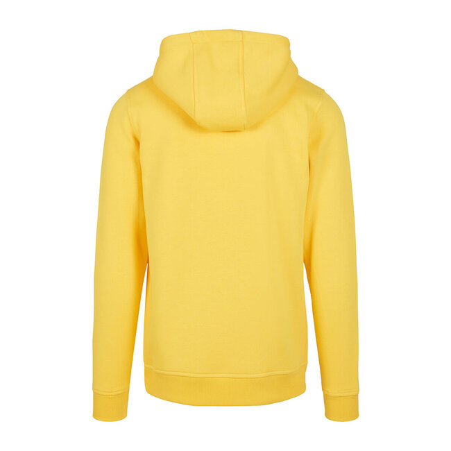 Premium heavy hoodie heren geel - Extra dik materiaal