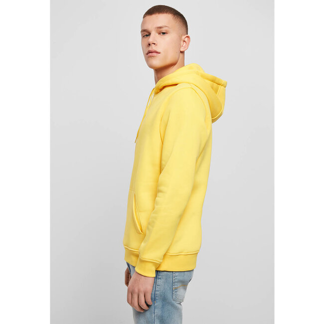 Premium heavy hoodie heren geel - Extra dik materiaal