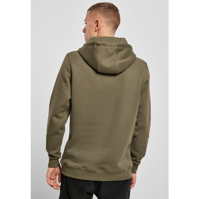 Premium heavy hoodie heren olijfgroen - Extra dik materiaal
